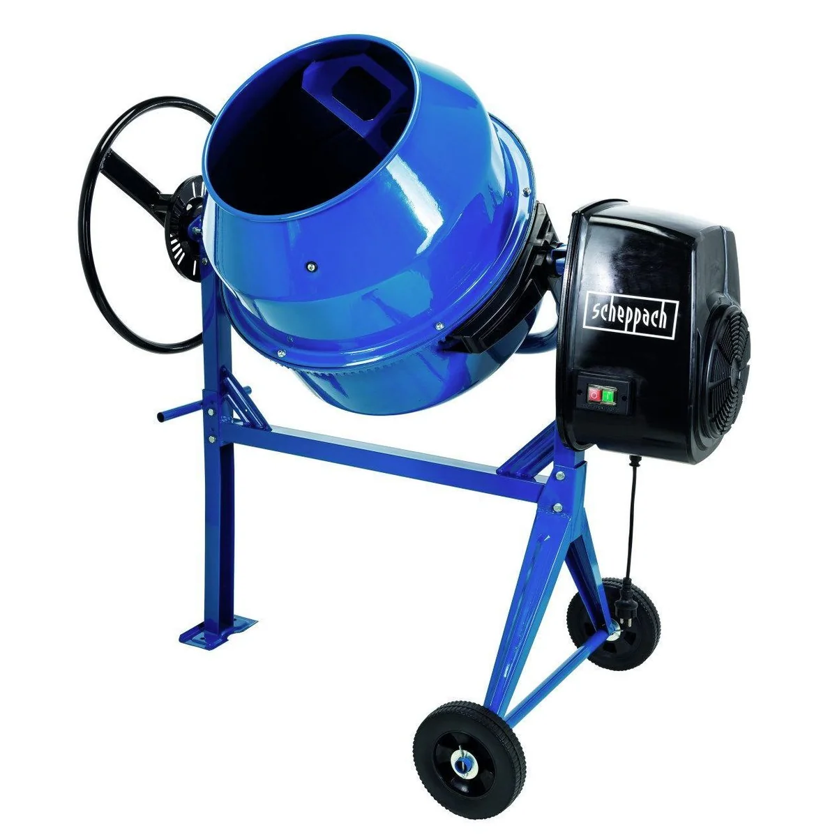 Scheppach MIX140 Betonmischer, 140 l Fassungsvermögen, 550 W Motor — robust, leistungsstark, benutzerfreundlich