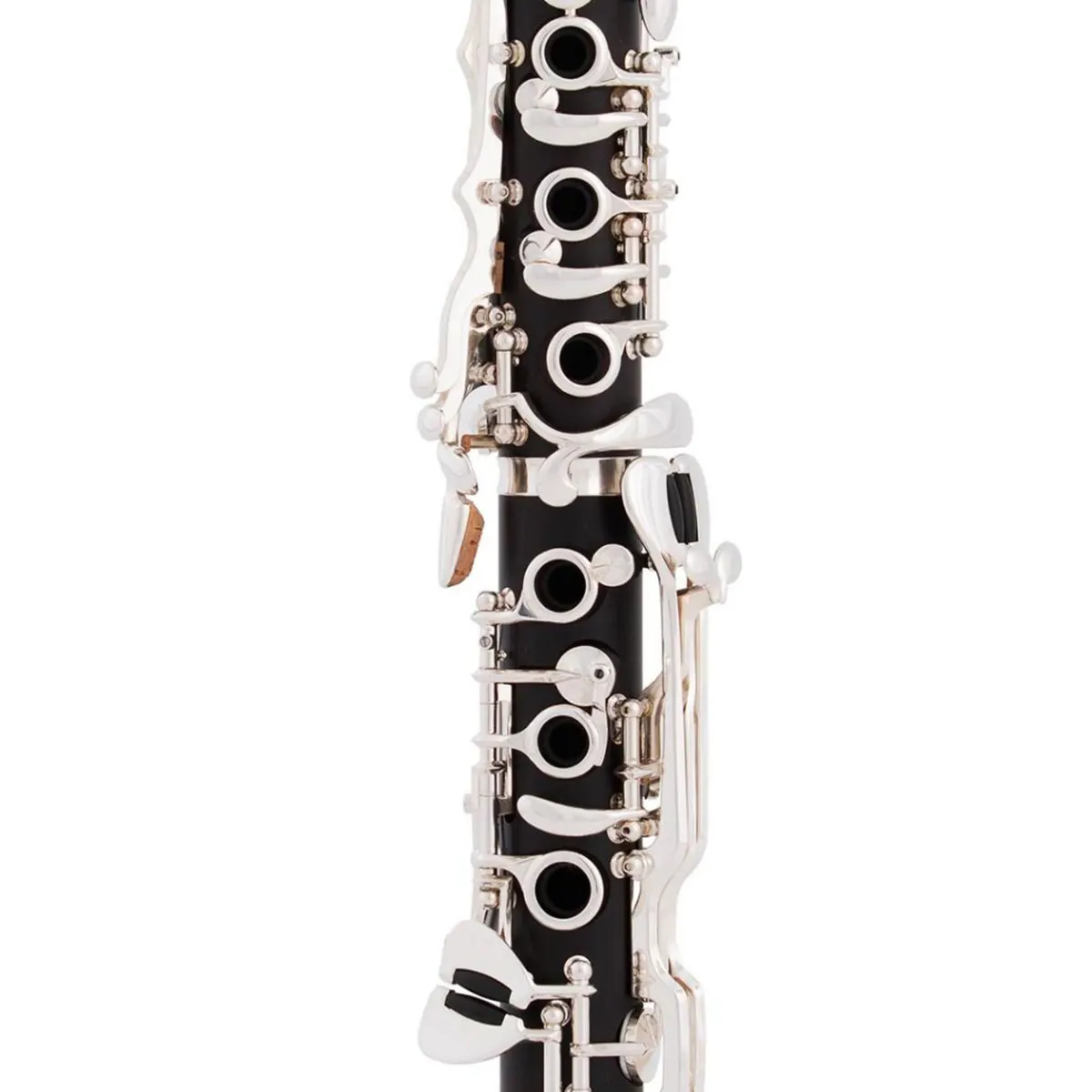 Schreiber D-41 Bb-Klarinette, Grenadillholz, ergonomische Mechanik — 22 Klappen, versilberte Mechanik 3