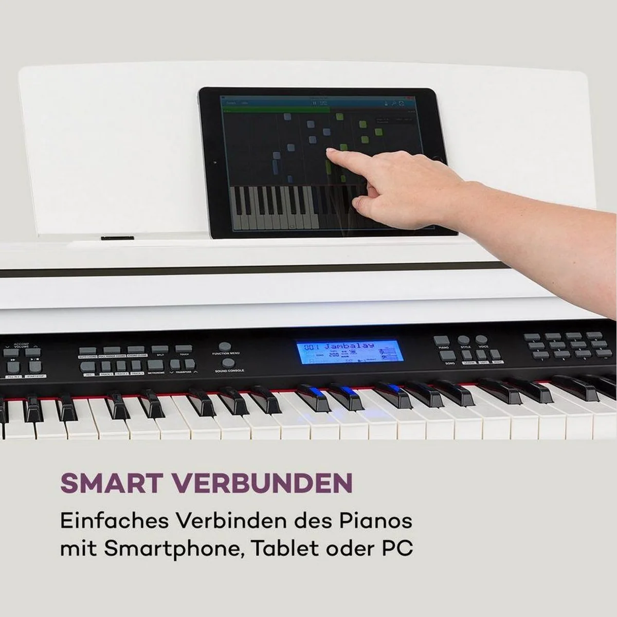 Schubert Subi 88 MK II Digitalpiano, 88 gewichtete Tasten, 360 Klangfarben, USB/MIDI-Anschluss 4