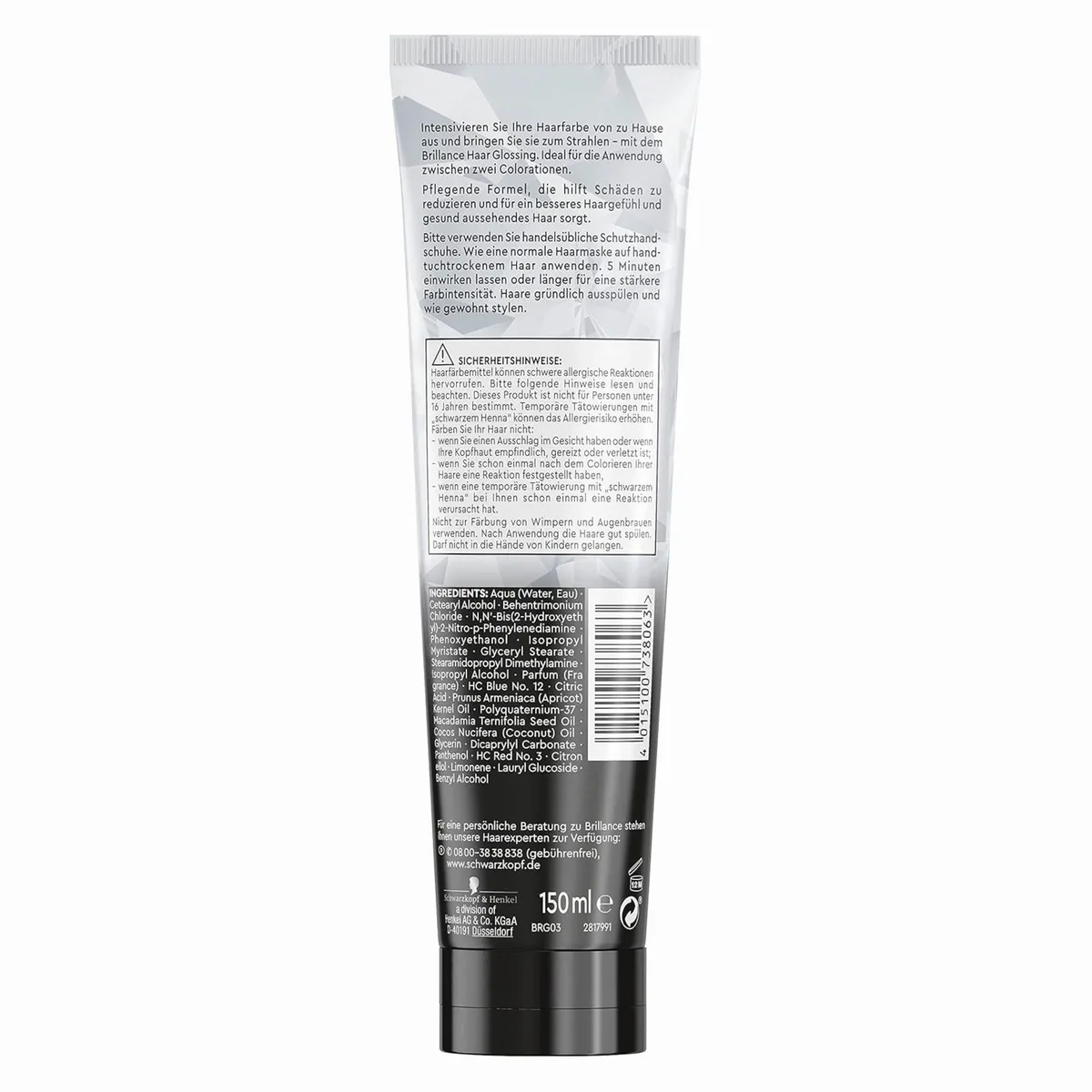Schwarzkopf Brillance Haar Glossing, intensiver Glanz und Pflege für strahlendes Violett 2