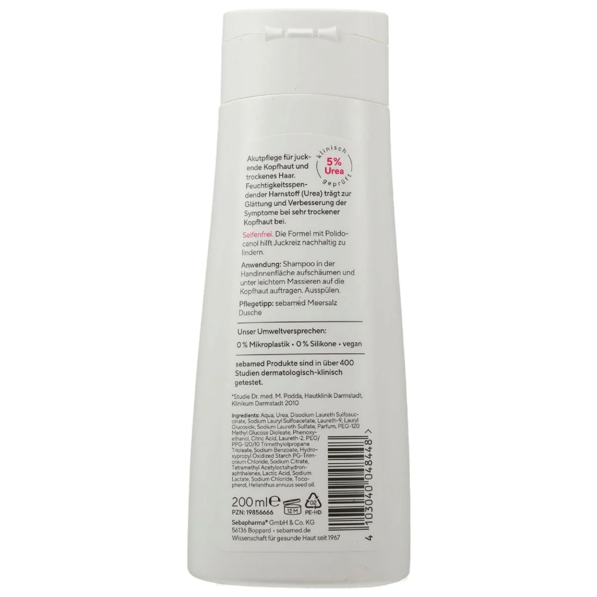 Sebamed Anti-Juckreiz Akut Shampoo, milde Pflege für empfindliche Kopfhaut — beruhigende Formel, pH-hautneutral, 200 ml 2