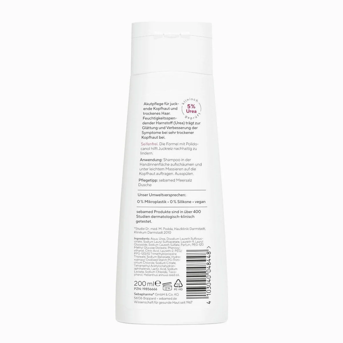 Sebamed Anti-Juckreiz Akut Shampoo, 5% Urea, beruhigt und spendet Feuchtigkeit — 2er Pack 3