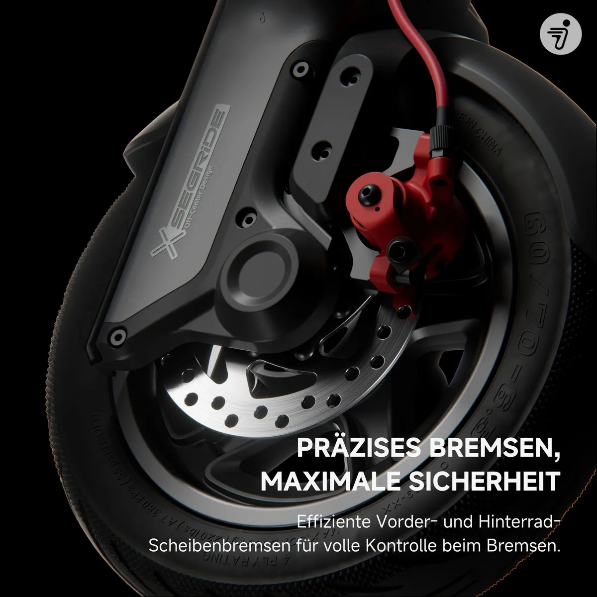 Segway F3 Pro D E-Scooter, 500 W, 70 km Reichweite, IPX6 — Smart Display & 10-Zoll Reifen 5