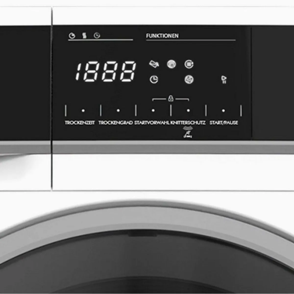Sharp KD-HHH8S8GW3-DE Wärmepumpentrockner, Energieeffizienz, BubbleDrum-Technologie, 15 Programme 3