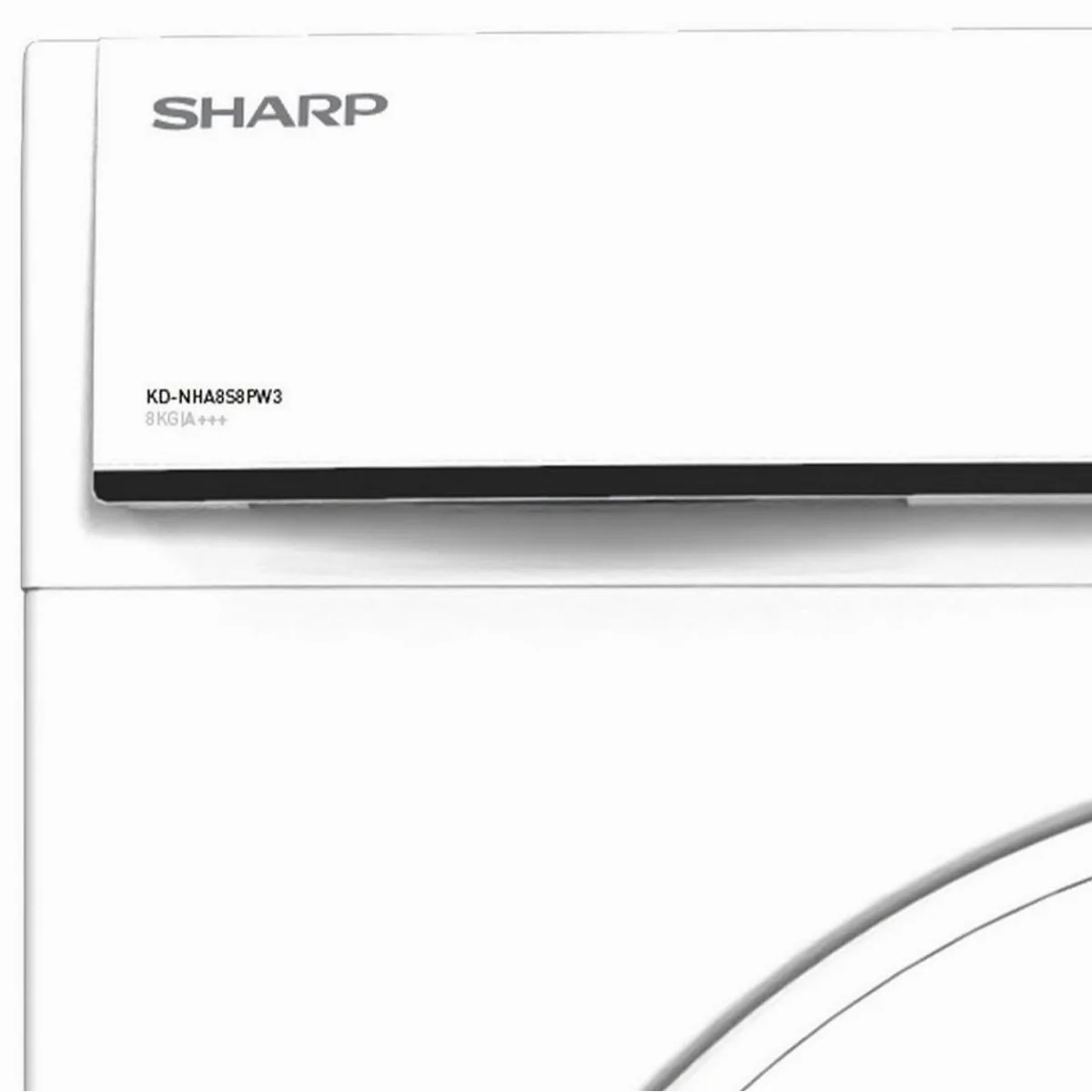 Sharp KD-NHA8S8PW3-DE Wärmepumpentrockner, 15 Programme, Edelstahl-Innentrommel, Trommelbeleuchtung 3