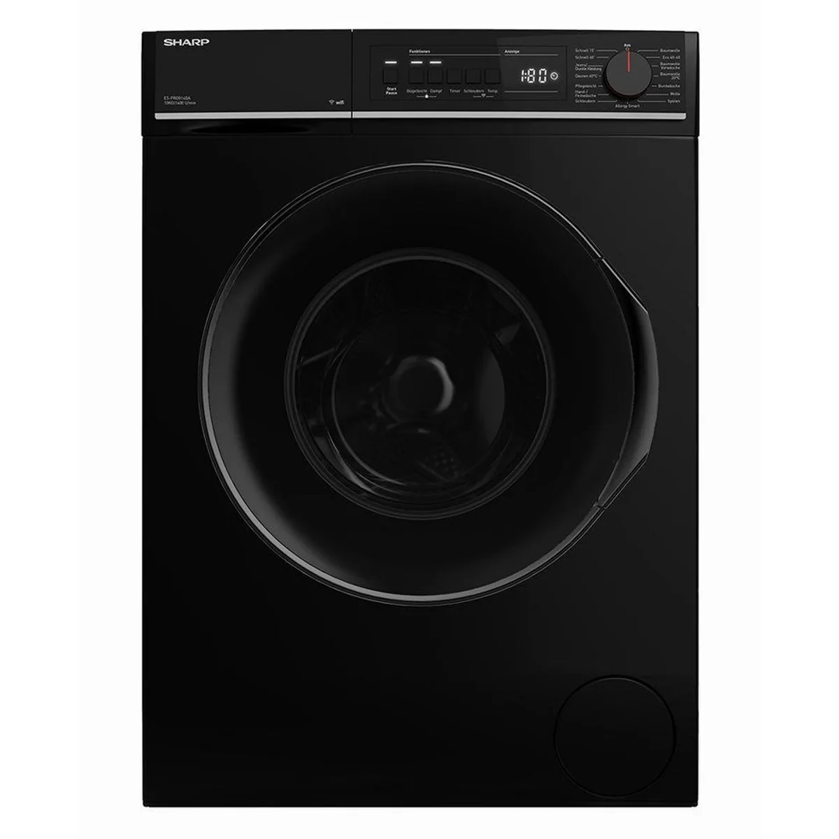 Sharp ES-PRO014BA-DE Waschmaschine, 10 kg, 1400 U/min, Wifi Steuerung, Schaumschutz