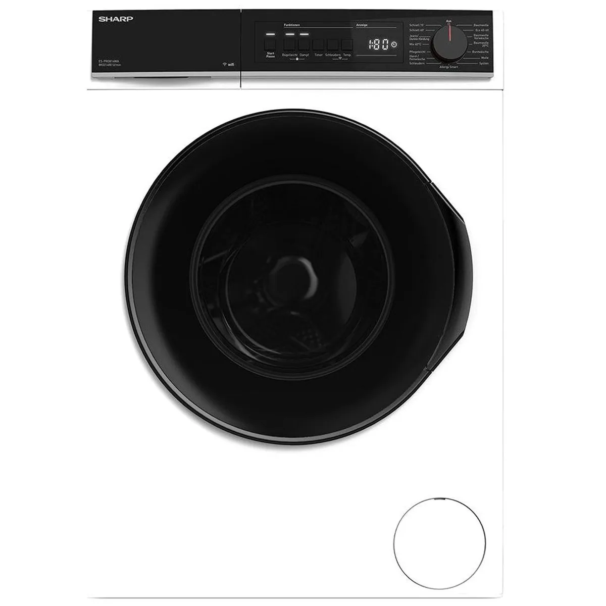 Sharp ES-PRO814WA-DE Waschmaschine, 8 kg, 1400 U/min, EcoLogic System