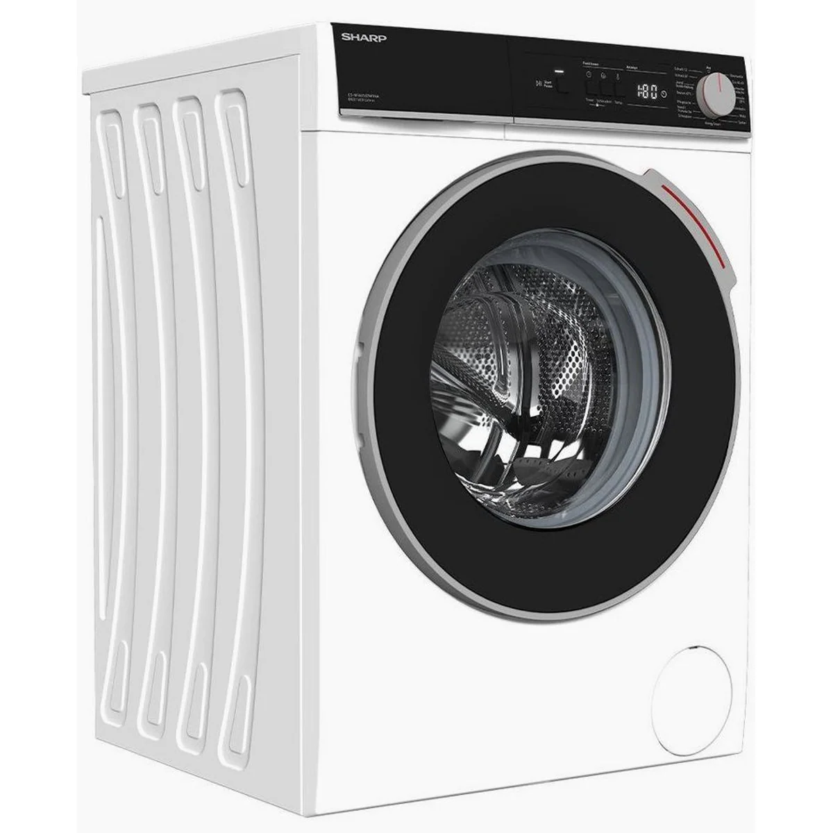 Sharp ES-NFA816BW1NA-DE Waschmaschine, 8 kg, 1600 U/min, AllergySmart, LED-Display