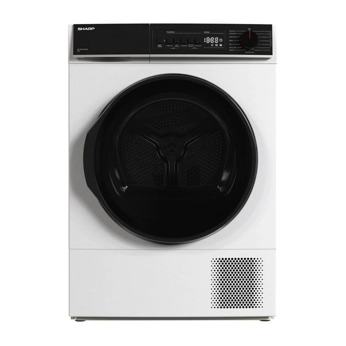 Sharp KD-PRO9S7GWB-DE Wärmepumpentrockner, 9 kg Fassungsvermögen, WiFi-Funktion 2
