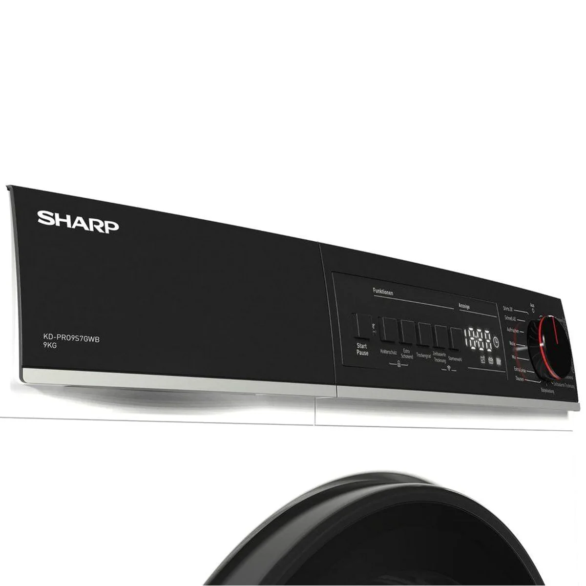 Sharp KD-PRO9S7GWB-DE Wärmepumpentrockner, 9 kg Fassungsvermögen, WiFi-Funktion 5