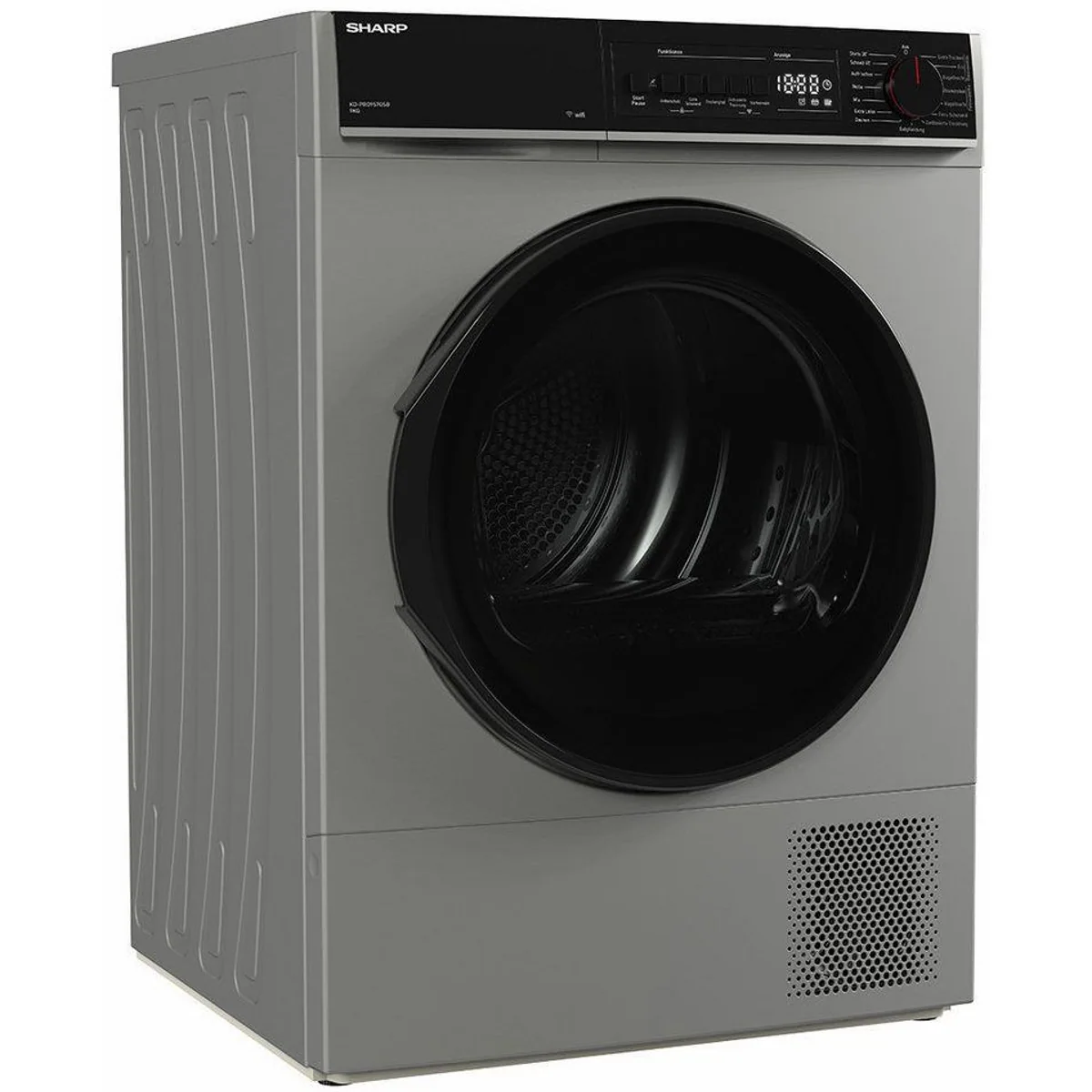 Sharp KD-PRO9S7GSB-DE Wärmepumpentrockner, WiFi-Steuerung und BubbleDrum-Trommel