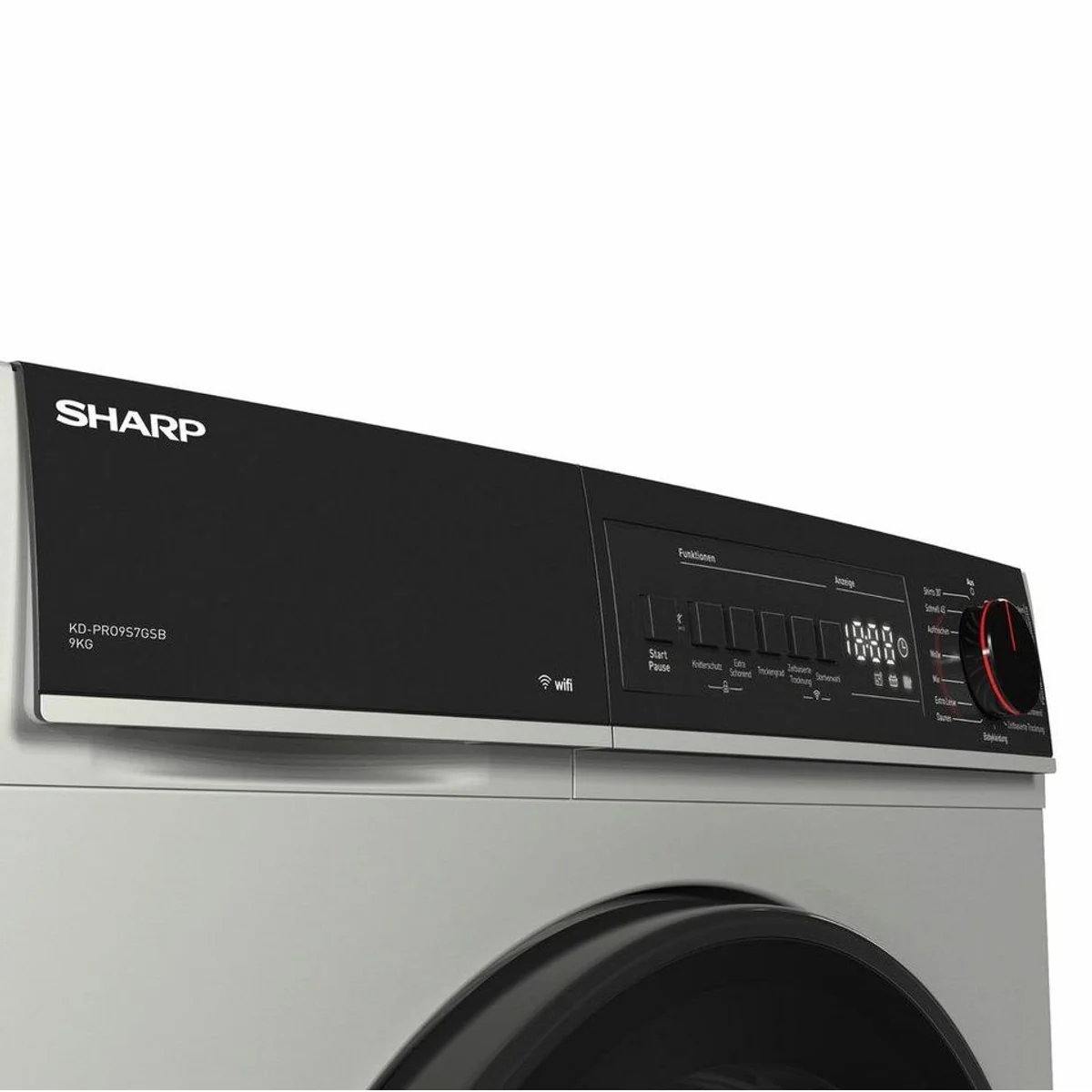 Sharp KD-PRO9S7GSB-DE Wärmepumpentrockner, WiFi-Steuerung und BubbleDrum-Trommel 5