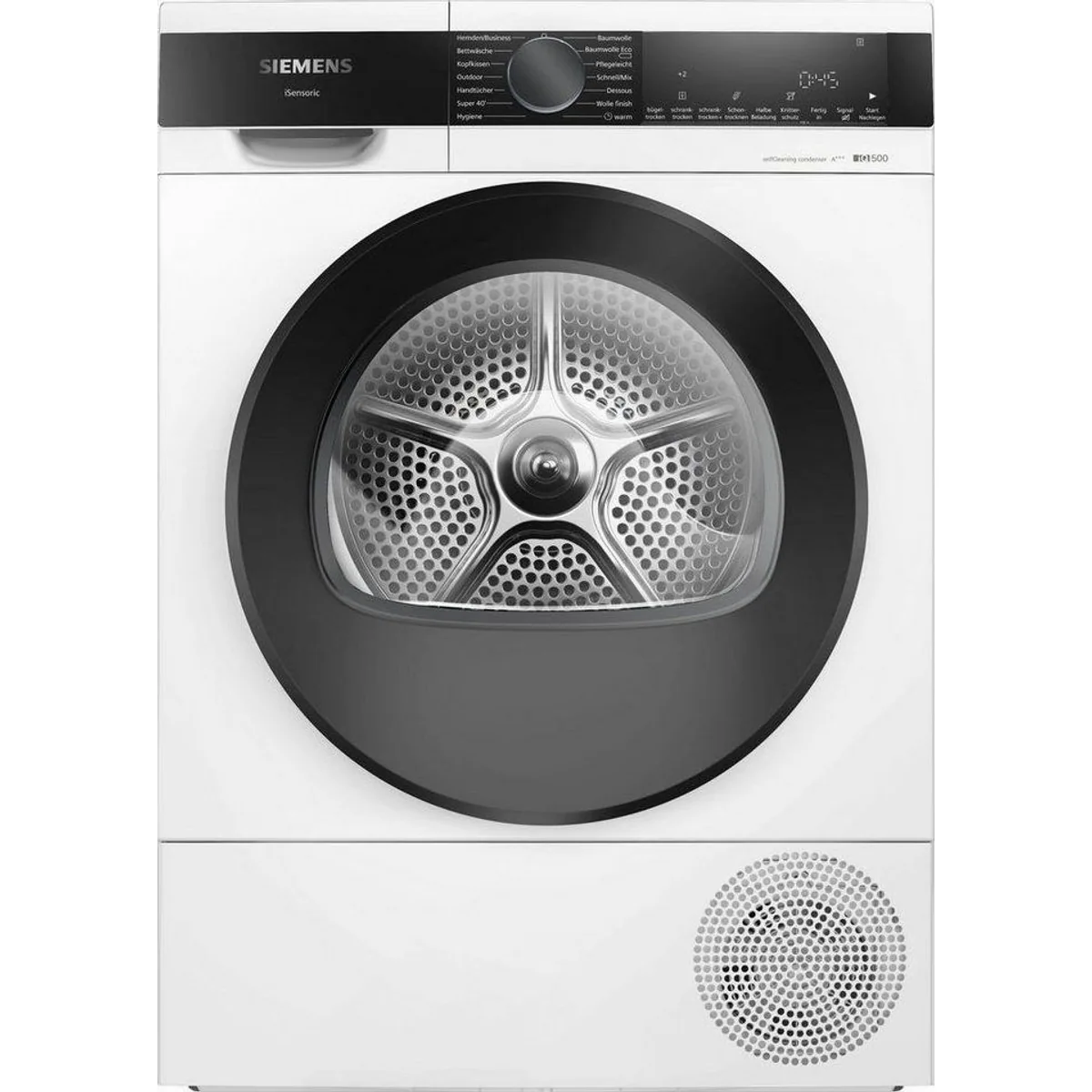 SIEMENS WQ35G2D00 Wärmepumpentrockner, Energieeffizienz C, Selbstreinigender Kondensator, Reversierende Trommel