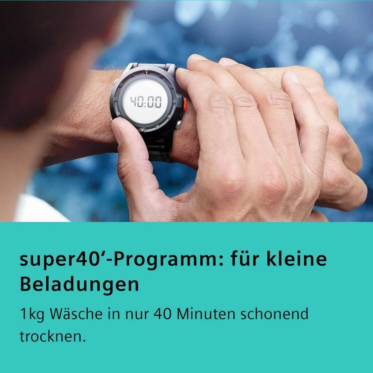 SIEMENS WQ35G2D00 Wärmepumpentrockner, Energieeffizienz C, Selbstreinigender Kondensator, Reversierende Trommel 3