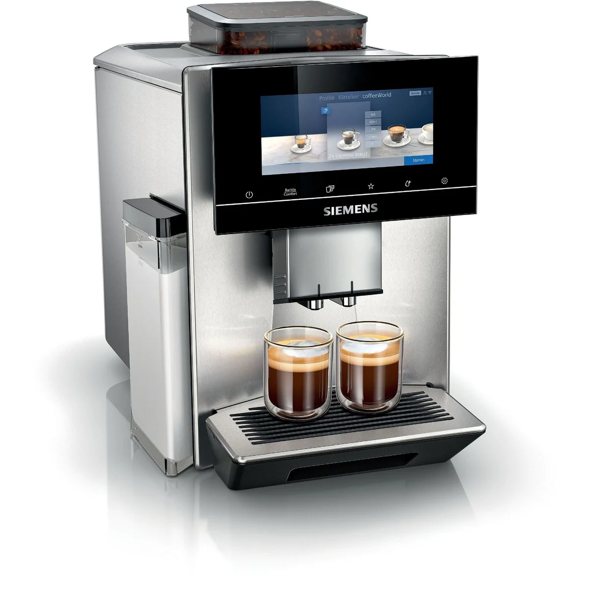 SIEMENS EQ900 TQ903D43, intuitives 6,8" TFT-Display, Geräuschreduzierung, Barista-Modus 2