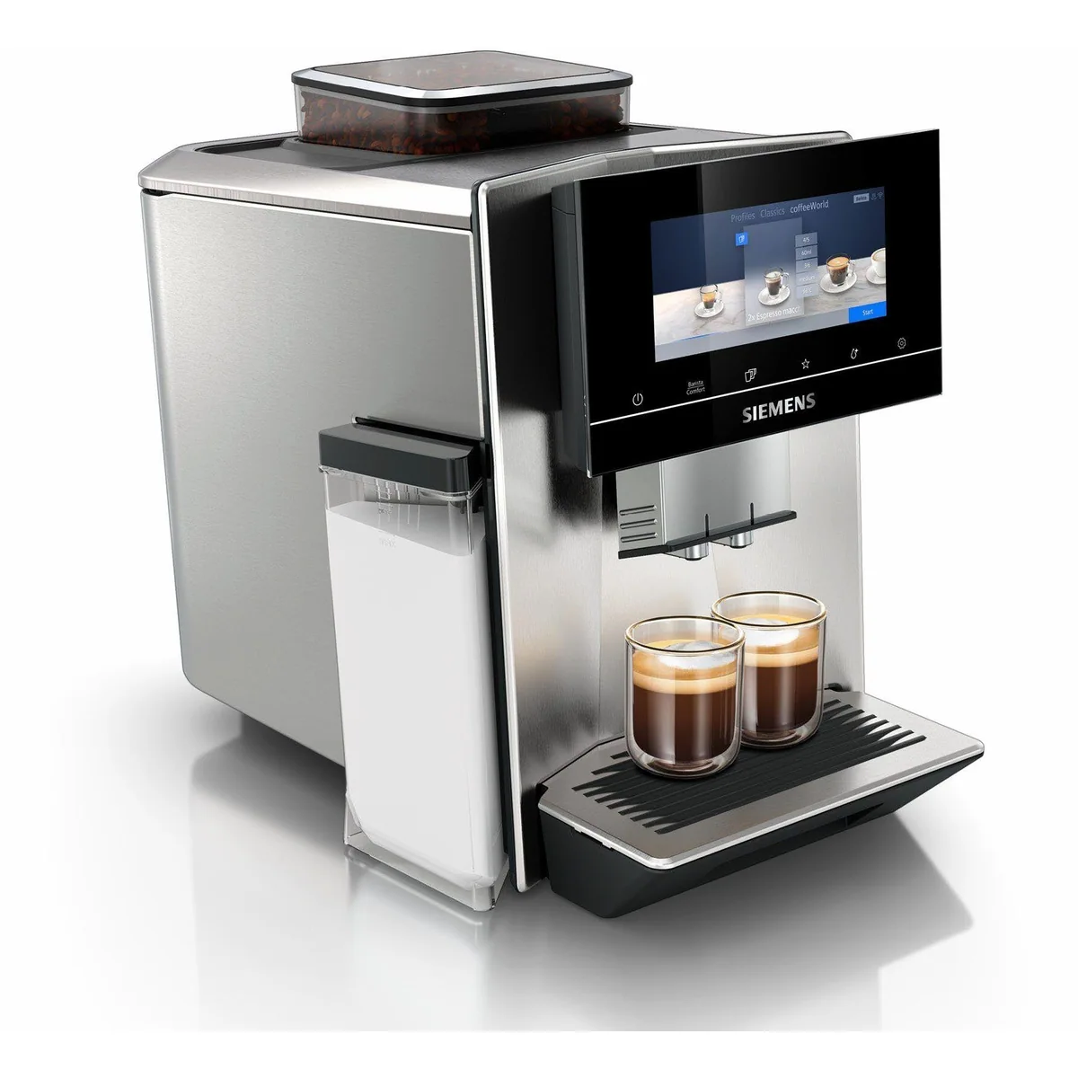 SIEMENS EQ900 TQ903D43, intuitives 6,8" TFT-Display, Geräuschreduzierung, Barista-Modus 3
