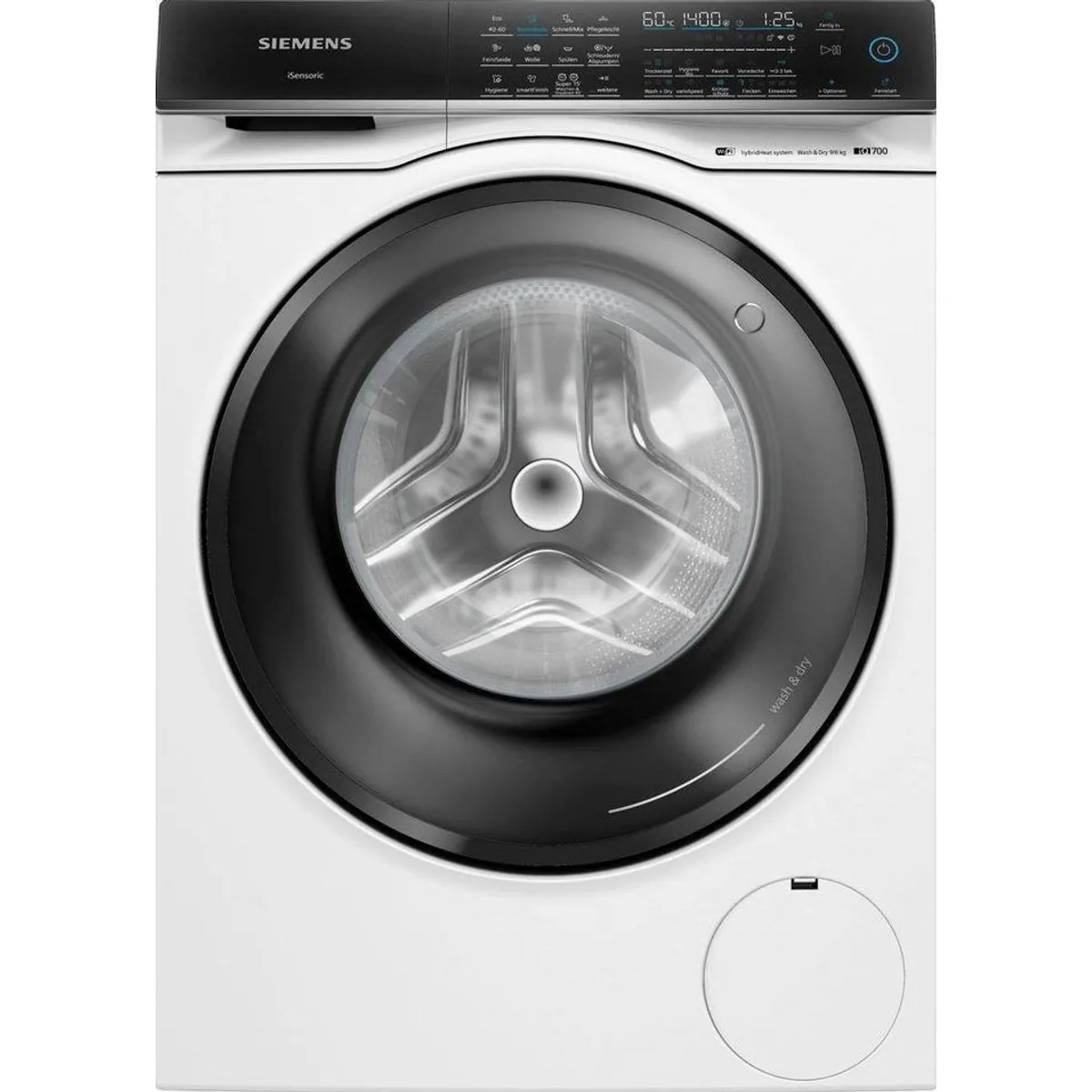 SIEMENS iQ700 WN54C2070 Waschtrockner, 9 kg Kapazität, 1400 U/min, Antiflecken-System