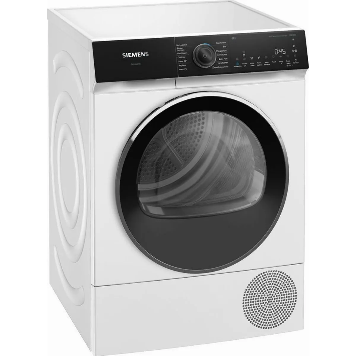SIEMENS Wärmepumpentrockner iQ500 WQ45H2BECO, Selbstreinigender Kondensator, intelligentDry, autoDry