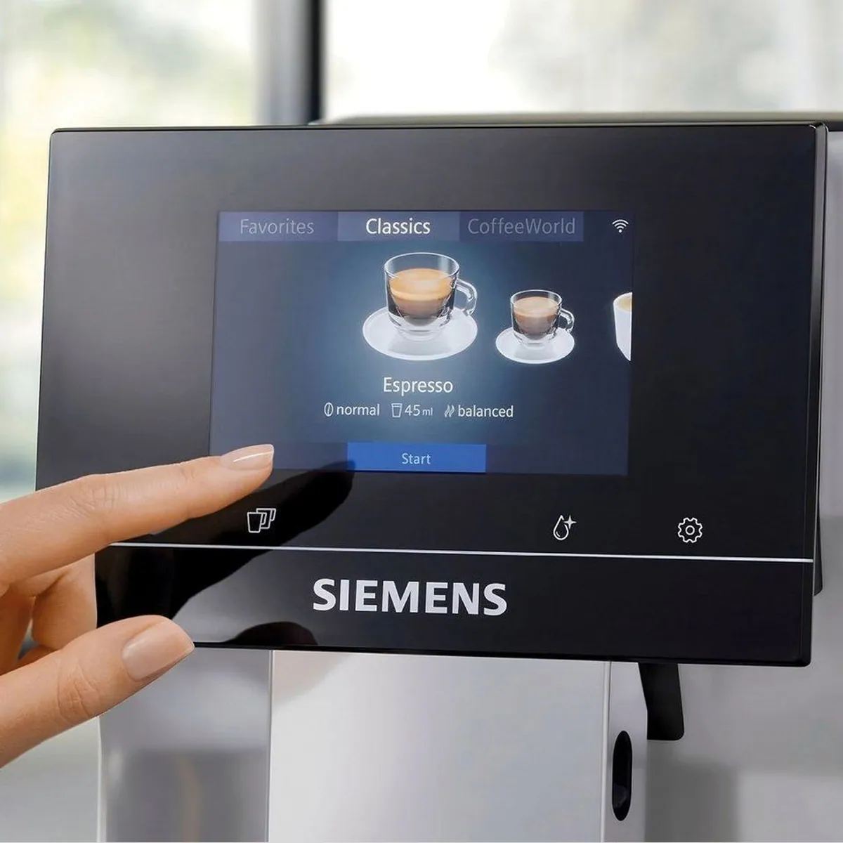 SIEMENS EQ.700 Kaffeevollautomat, Vielseitige Rezeptvielfalt, Intuitives Touch-Display, Personalisierbare Aromen 2