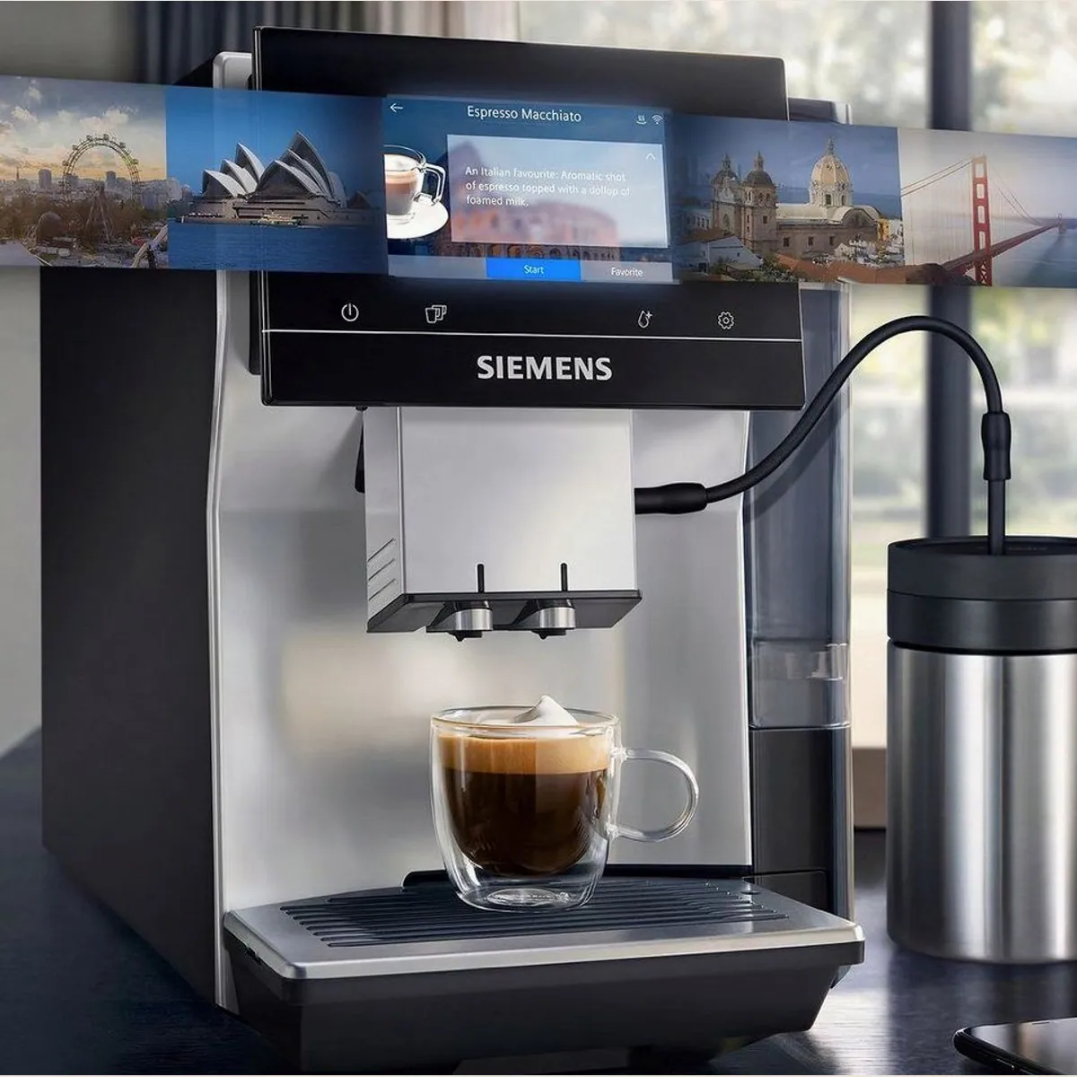 SIEMENS EQ.700 Kaffeevollautomat, Vielseitige Rezeptvielfalt, Intuitives Touch-Display, Personalisierbare Aromen 5