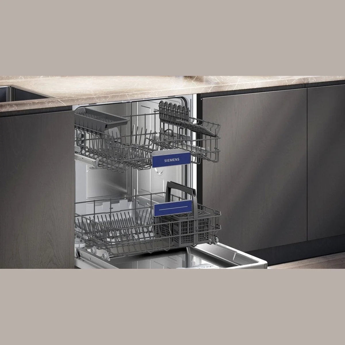 SIEMENS iQ300 SX63EX04TE Geschirrspüler, 13 Maßgedecke, flexible Körbe, Info Light 5