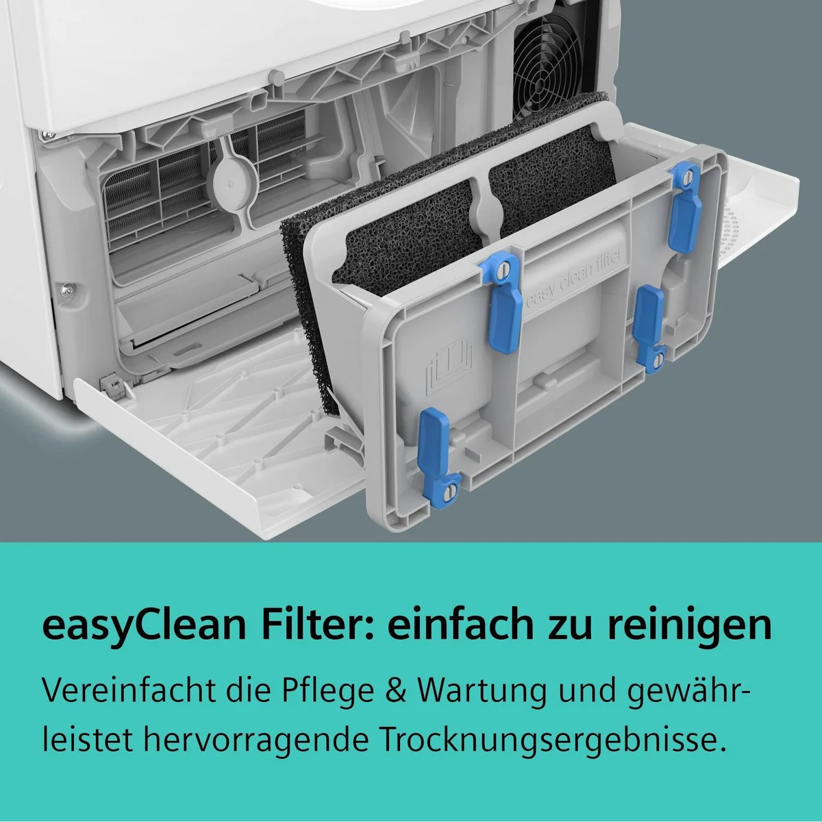 SIEMENS Wärmepumpentrockner iQ500 WQ33G2D01, einfache Reinigung, Outdoor-Programm 2