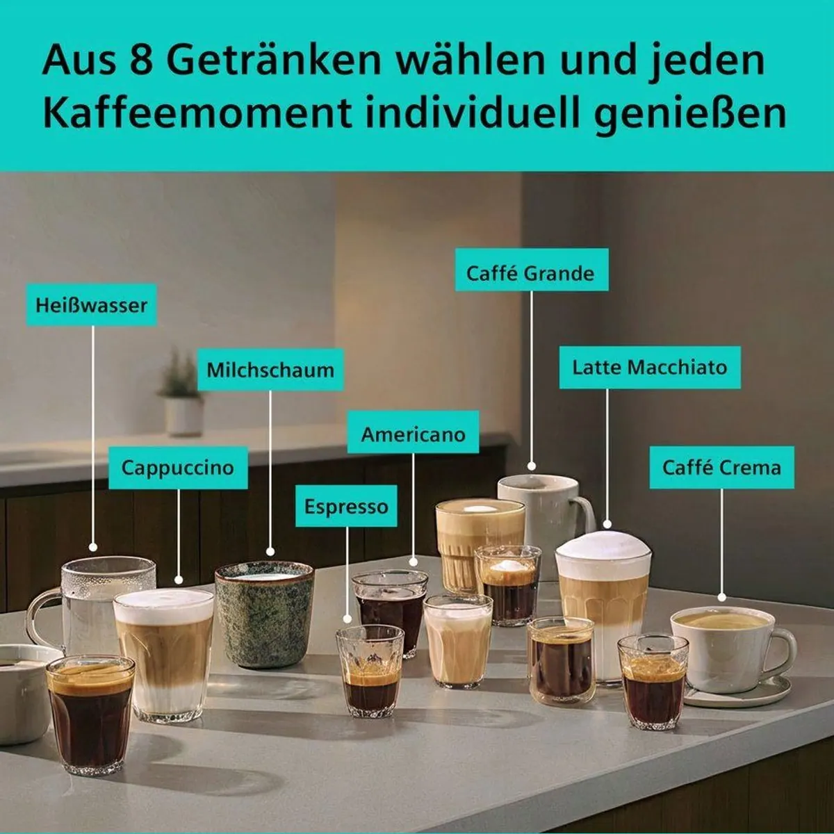 SIEMENS Kaffeevollautomat EQ500 TP553E19, Doppeltassenfunktion, Keramikmahlwerk, App-Steuerung 3