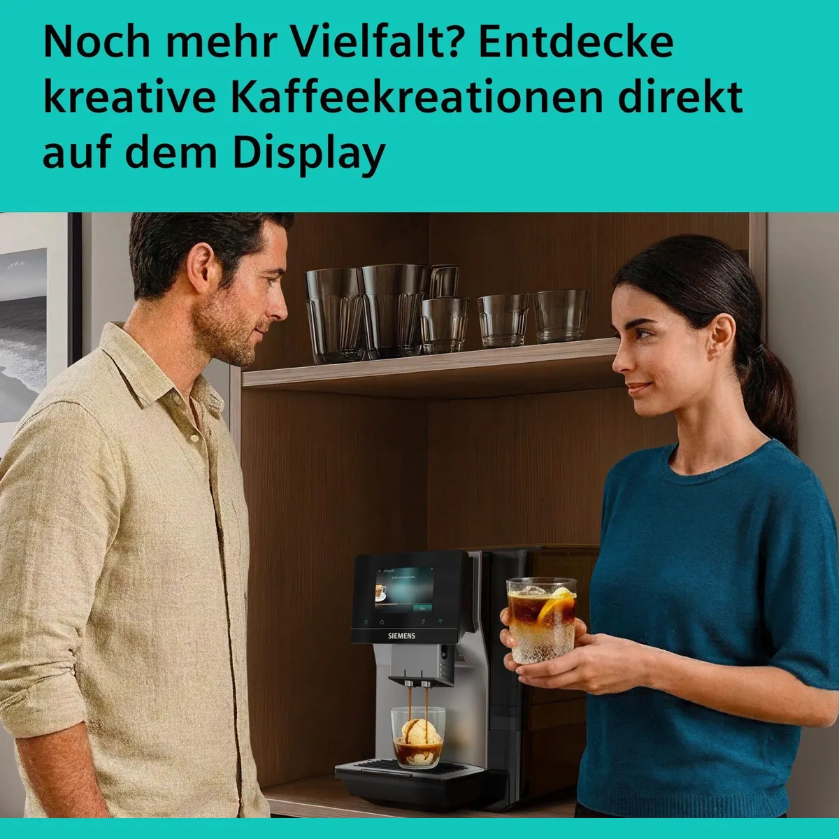 SIEMENS EQ700 TP725ET7 Kaffeevollautomat, 41 Kaffeespezialitäten, Full-Touch-Display, individuelle Anpassung 3