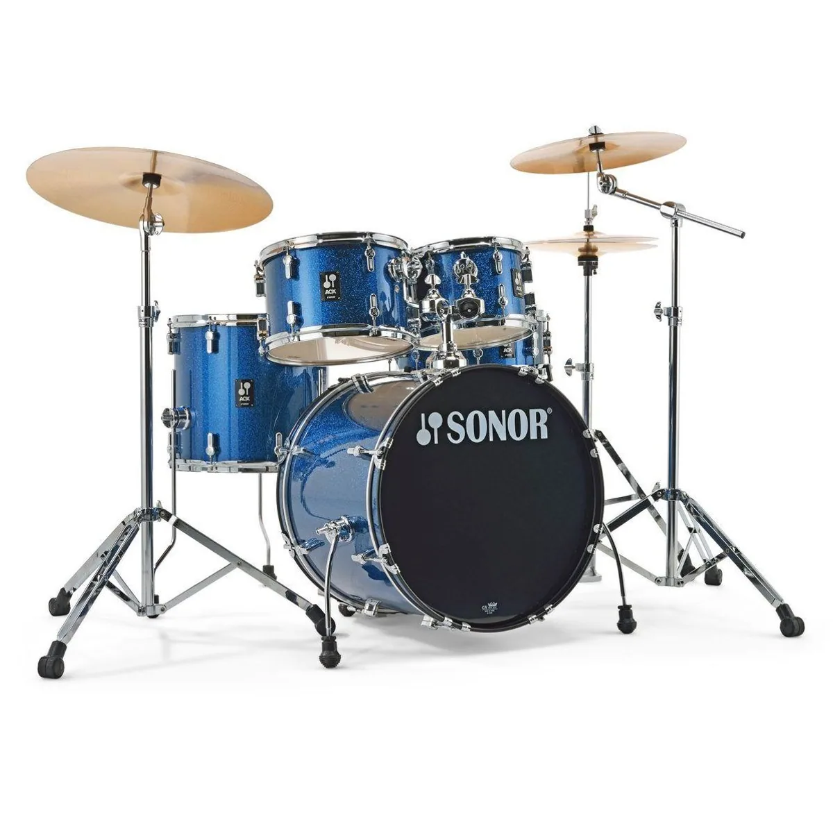 SONOR AQX Studio Set, Komplett-Set mit hochwertiger Hardware und Beckenset