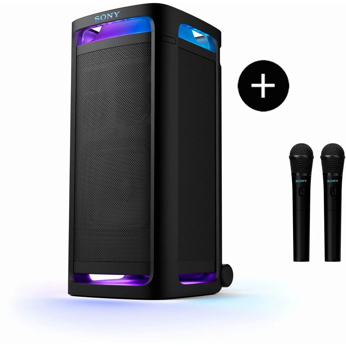 Sony ULT Tower 9AC + ULT MIC, kraftvoller Klang, 360° Sound, erweiterte Rauschunterdrückung