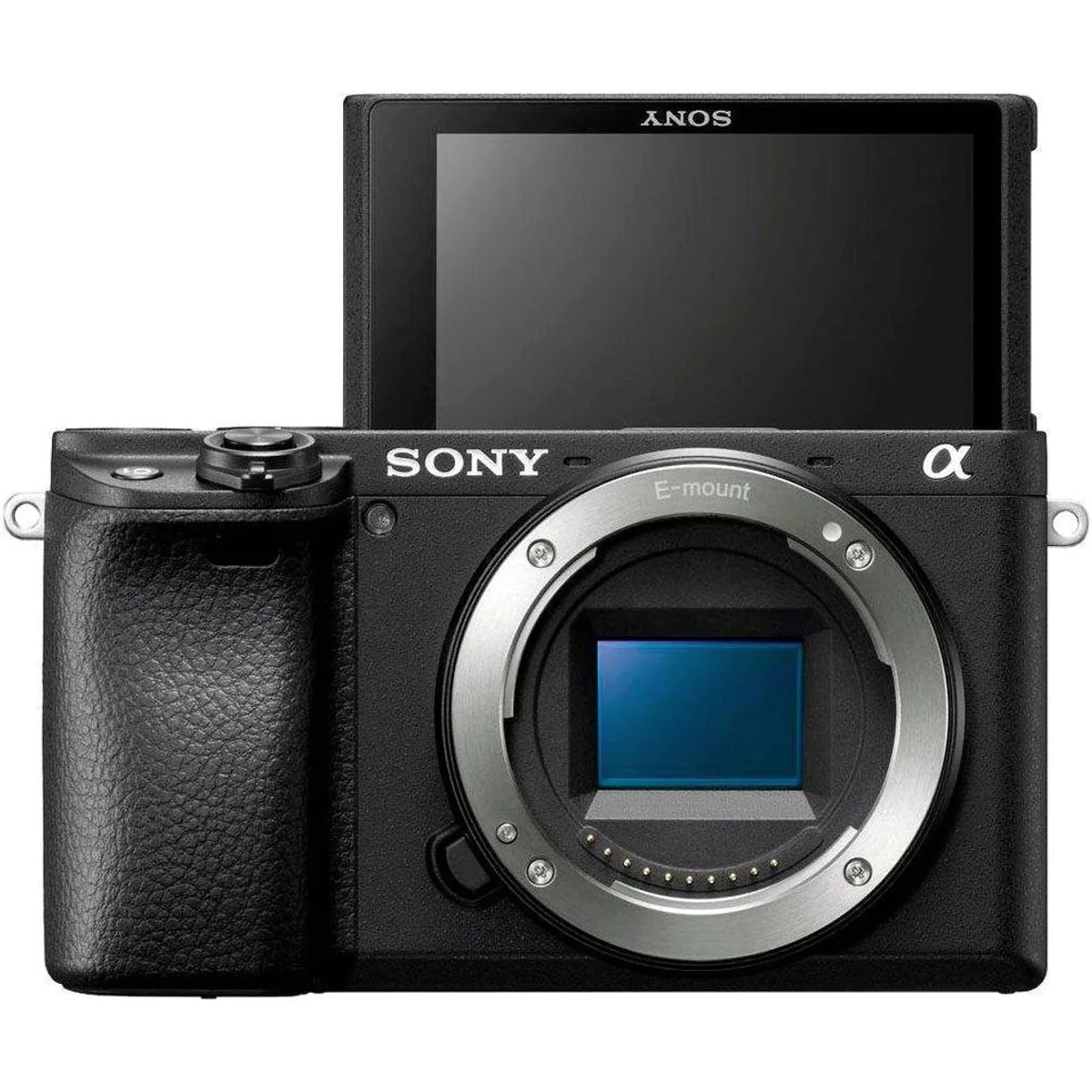 Sony Alpha 6400 Kompaktkamera, 24,2 MP, 180° neigbarer Touchscreen, Bluetooth 3