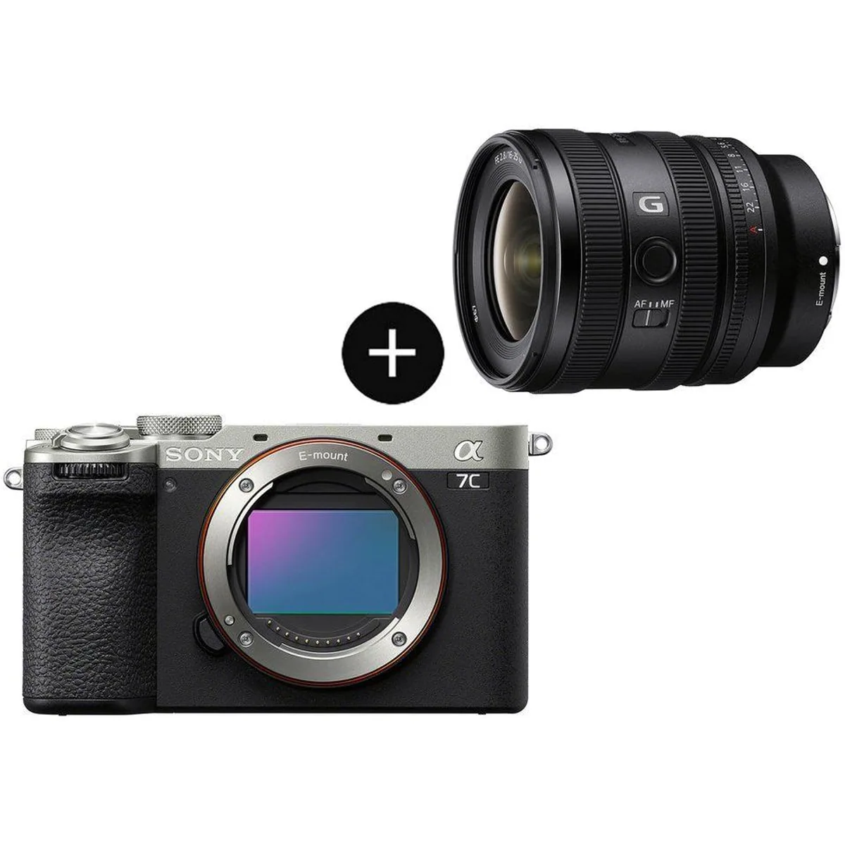Sony α7C II Systemkamera mit SEL1625G Objektiv, 33 MP, KI-Autofokus
