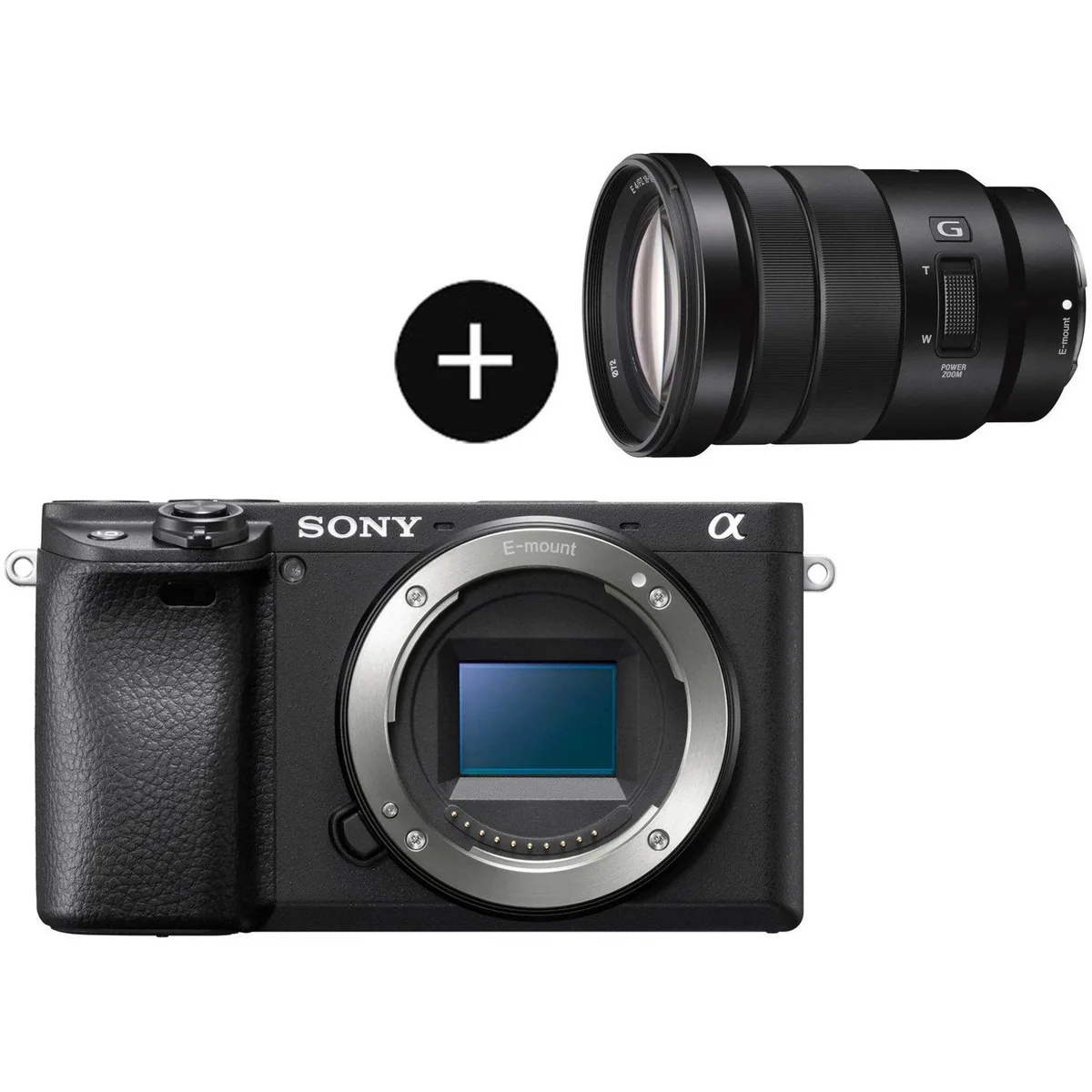Sony Alpha 6400AB Systemkamera mit SELP18105G Objektiv, hohe Bildqualität & vielseitige Konnektivität