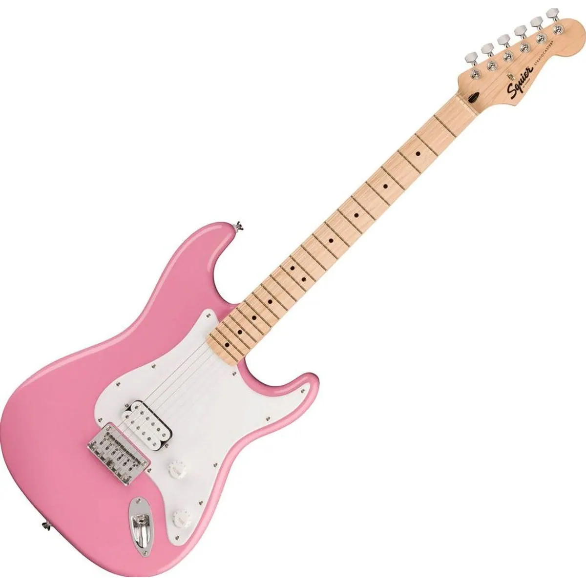 Squier Sonic Stratocaster HT H, kräftiger Humbucker-Sound, schlanker Ahornhals