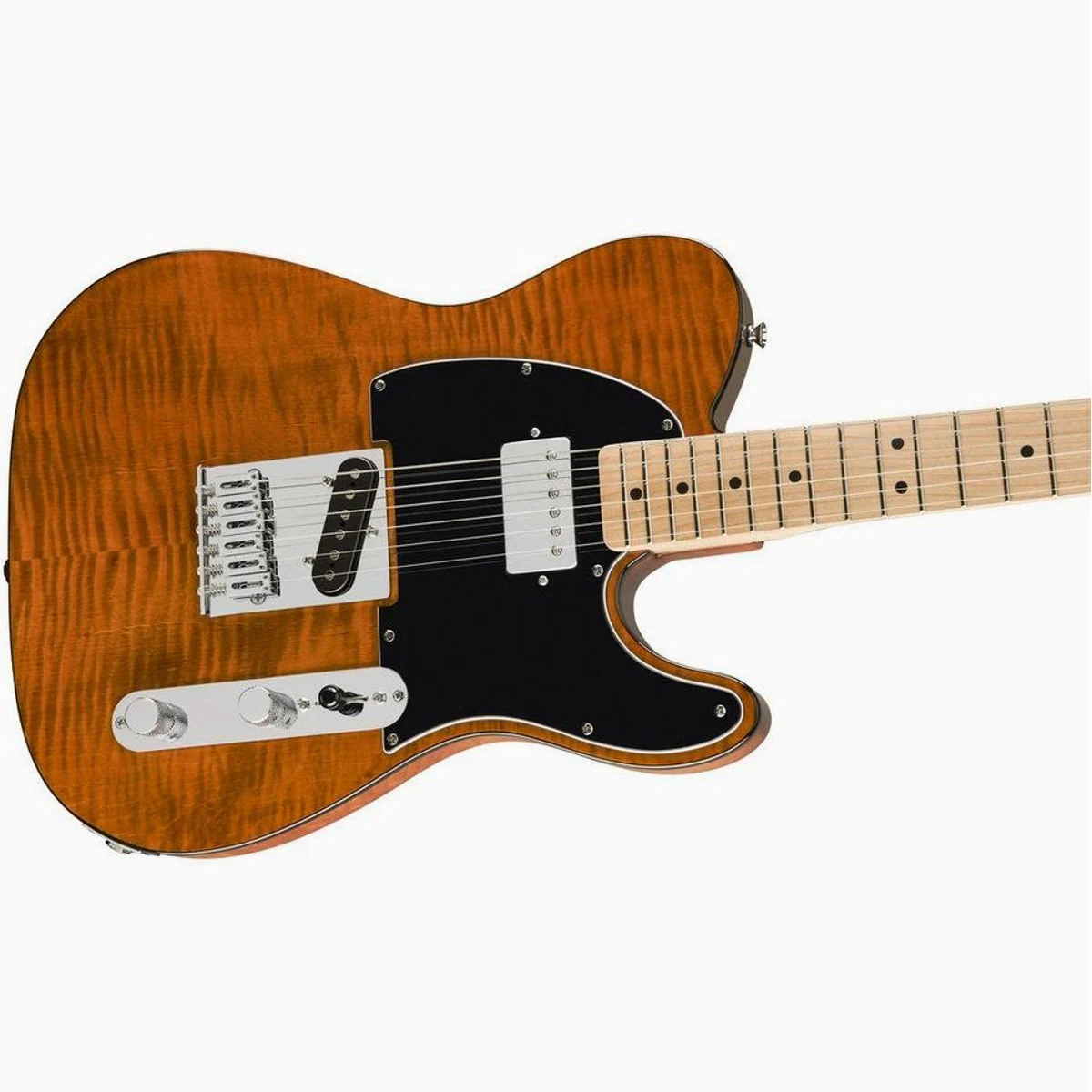 Squier Affinity Telecaster FMT SH MOC Mocha, hochwertiger Korpus, vielseitige Tonabnehmer — E-Gitarre 4
