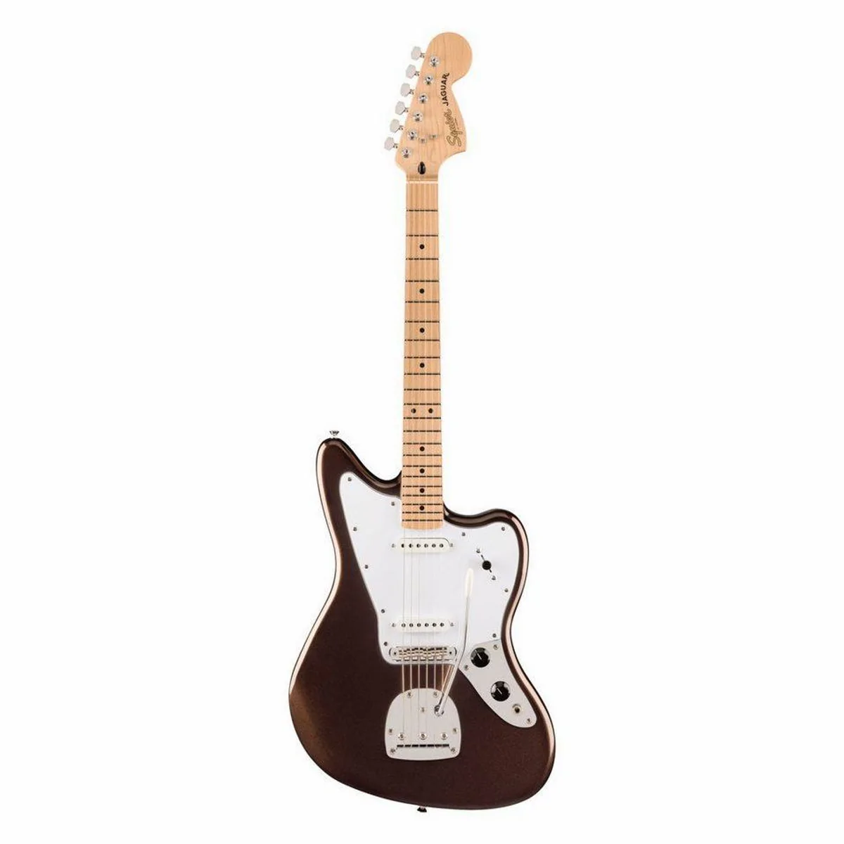 Squier Affinity Jaguar MN MMB E-Gitarre, Pappel-Korpus, C-Halsprofil, Mystic Metallic Brown