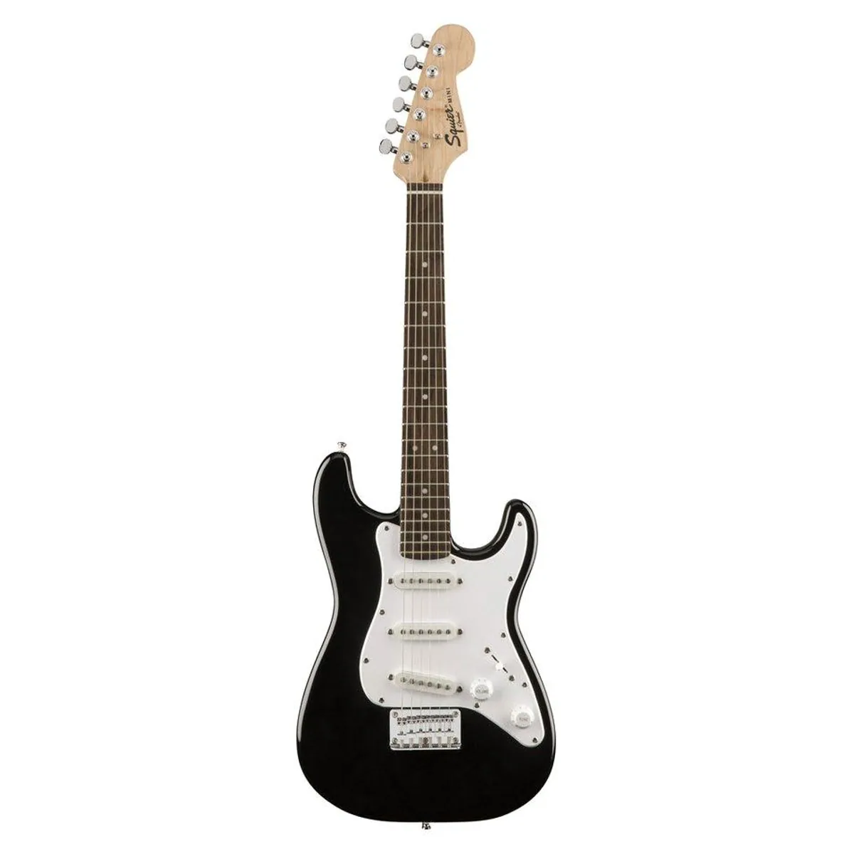 Squier Mini Stratocaster Black, kompakte Mensur, vielseitige Klänge 2