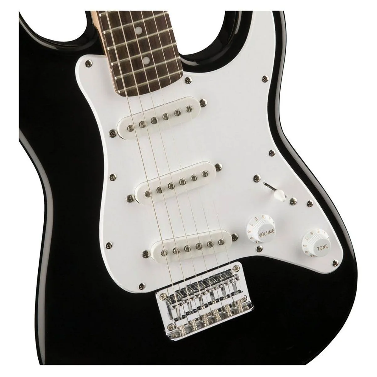 Squier Mini Stratocaster Black, kompakte Mensur, vielseitige Klänge 4