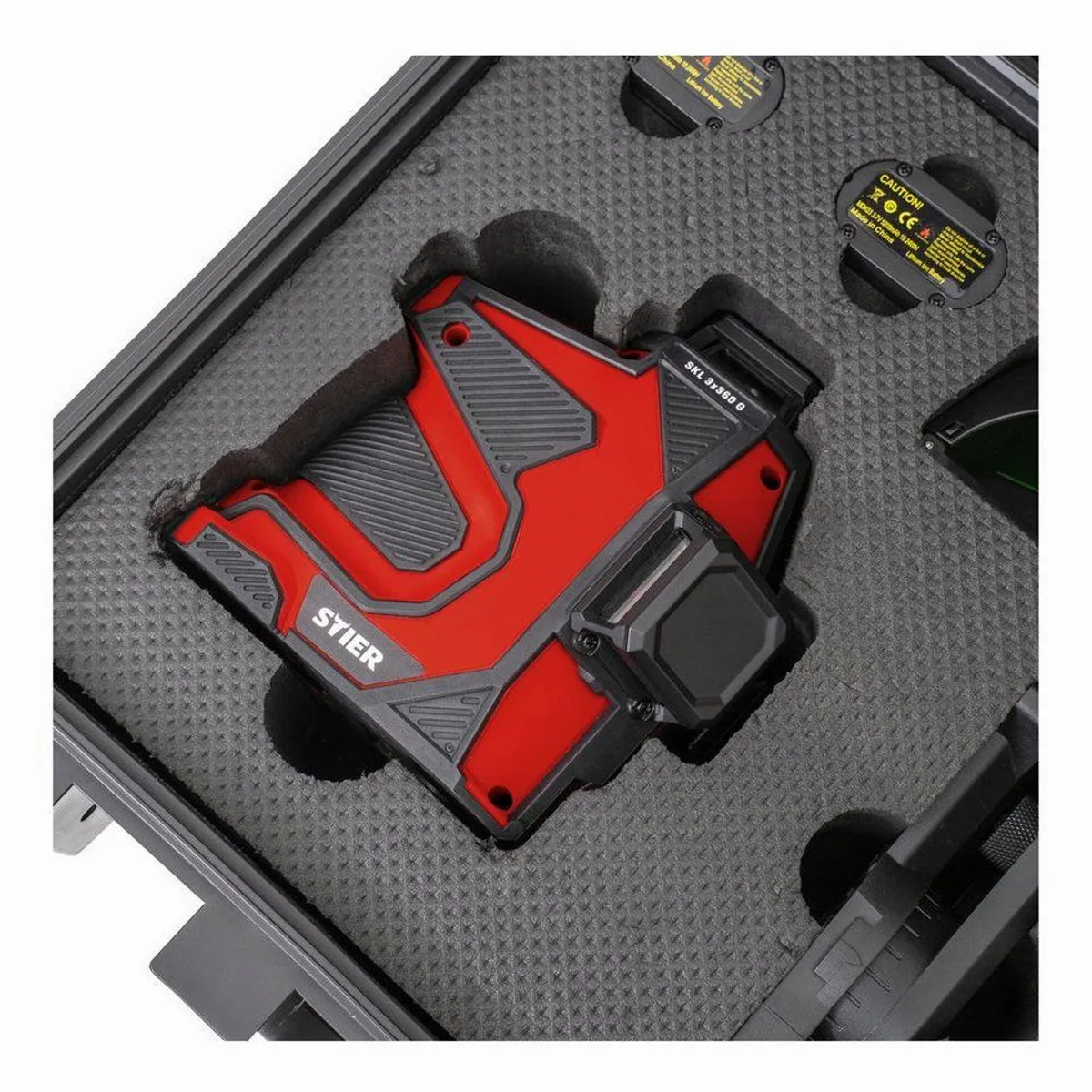 Stier Kreuzlinienlaser SKL 3x360°, grüne Laser, 1/4" und 5/8" Gewinde 5