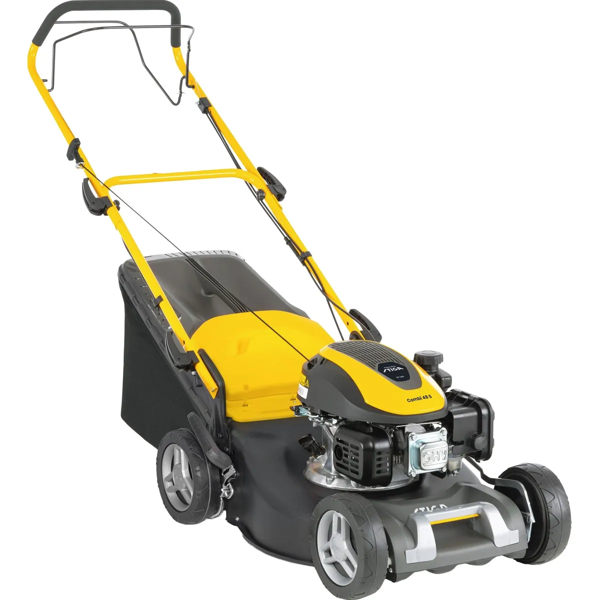 STIGA GARDEN COMBI 48 S Benzinrasenmäher, 46 cm Schnittbreite, Radantrieb, leistungsstarker Motor