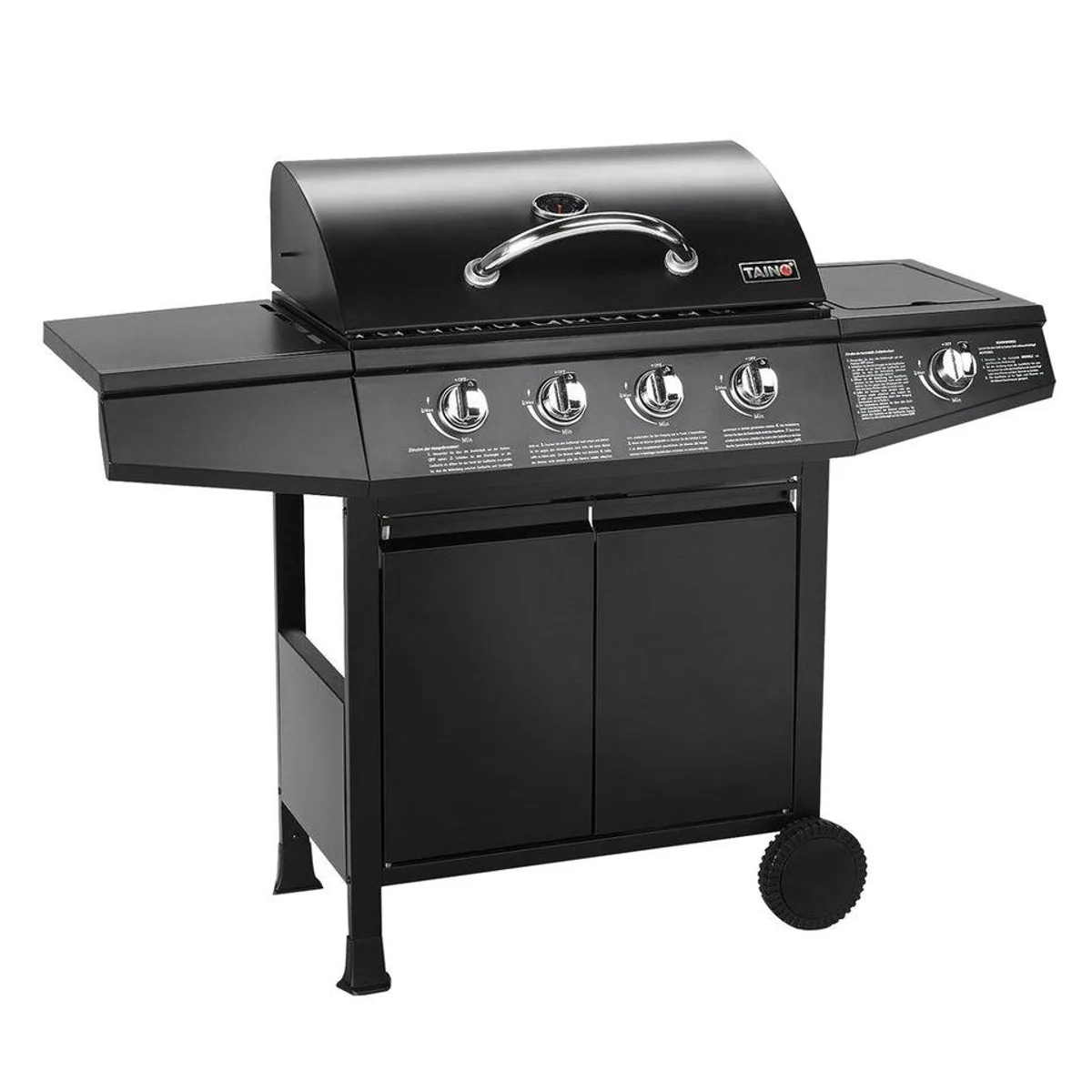 TAINO BASIC 4+1 Gasgrill, Piezozündung, Edelstahlbrenner, hochwertiges Design
