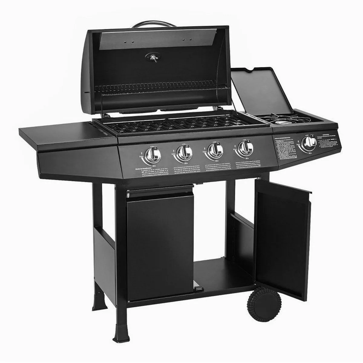 TAINO BASIC 4+1 Gasgrill, Piezozündung, Edelstahlbrenner, hochwertiges Design 2