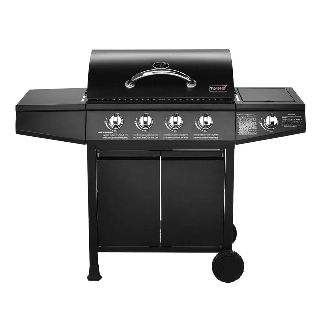 TAINO BASIC 4+1 Gasgrill, Piezozündung, Edelstahlbrenner, hochwertiges Design 3