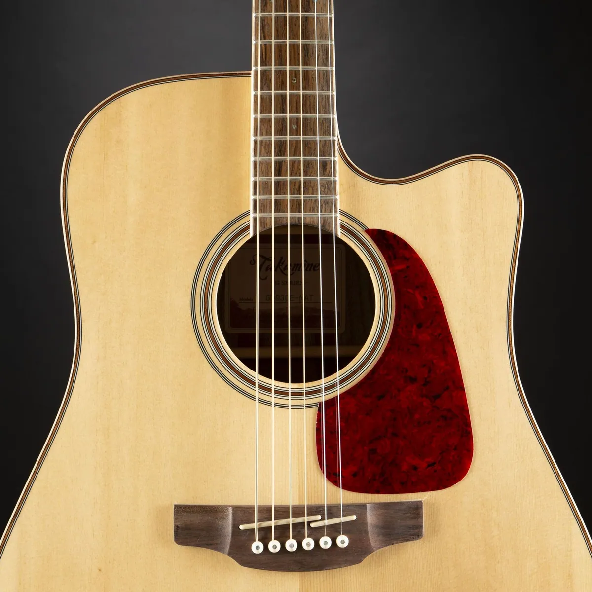 Takamine GD93CE-NAT Westerngitarre, massive Fichtendecke, elektroakustisch, Dreadnought-Form 5