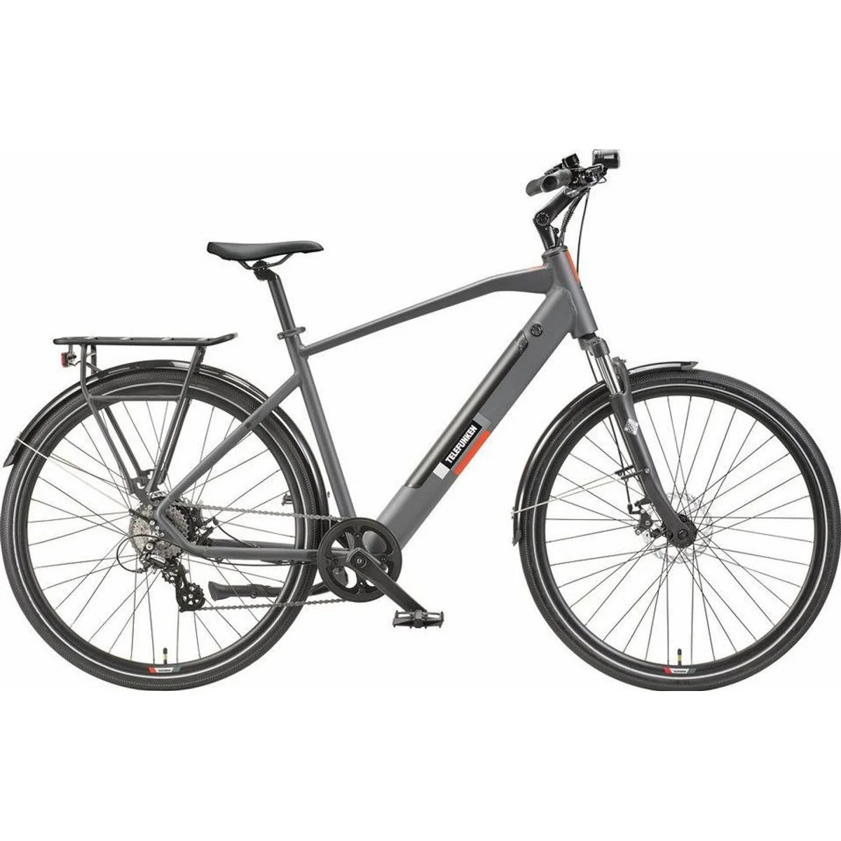 Telefunken E-Bike Trekkingrad Expedition XT490, 8-Gang Shimano, 250 W Heckmotor, 417,6 Wh Akku