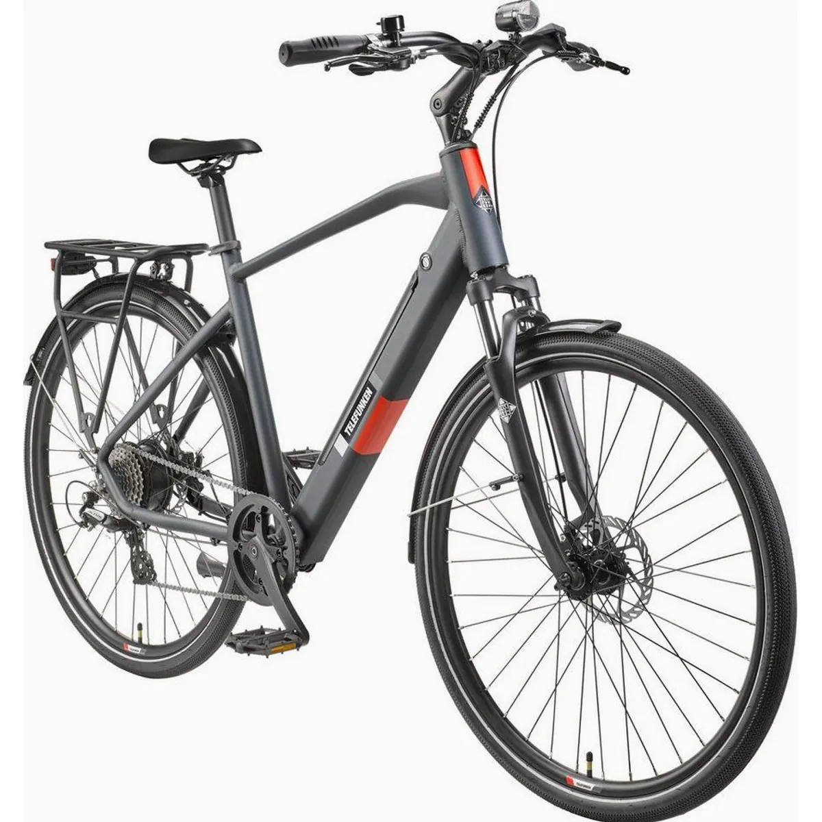 Telefunken E-Bike Trekkingrad Expedition XT490, 8-Gang Shimano, 250 W Heckmotor, 417,6 Wh Akku 2