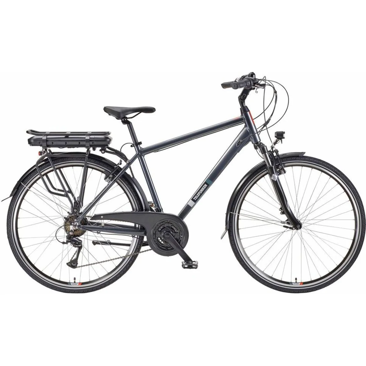 Telefunken Expedition XT485 E-Bike, 536,5 Wh Akku, Shimano 21-Gang Schaltung, 28 Zoll