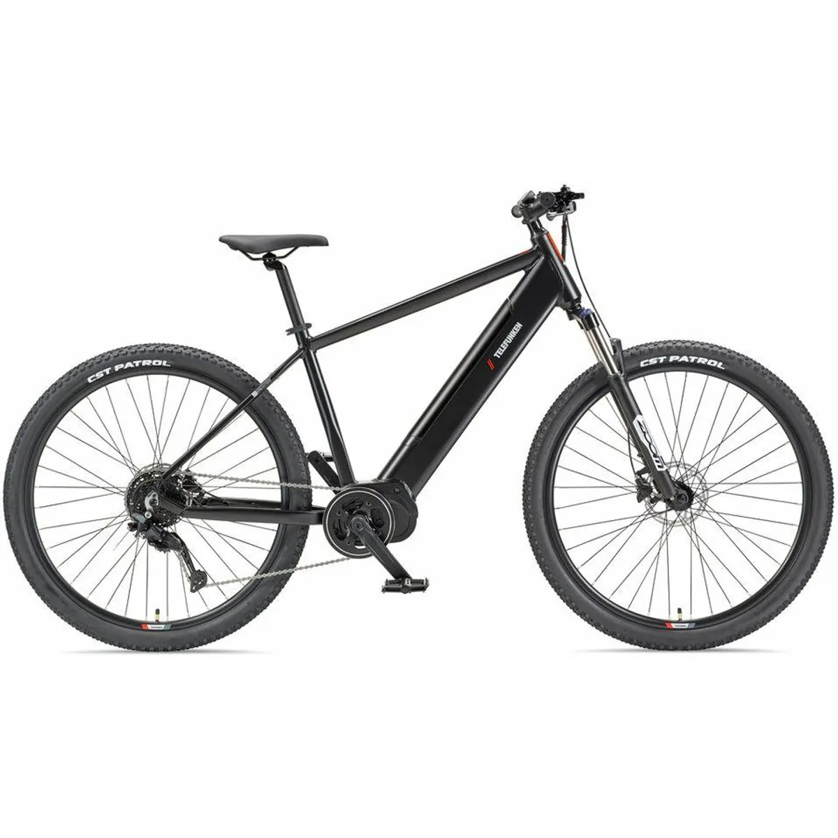 Telefunken E-Bike Mountainbike MT925, 9-Gang Shimano Cues, kraftvoller Mittelmotor 2