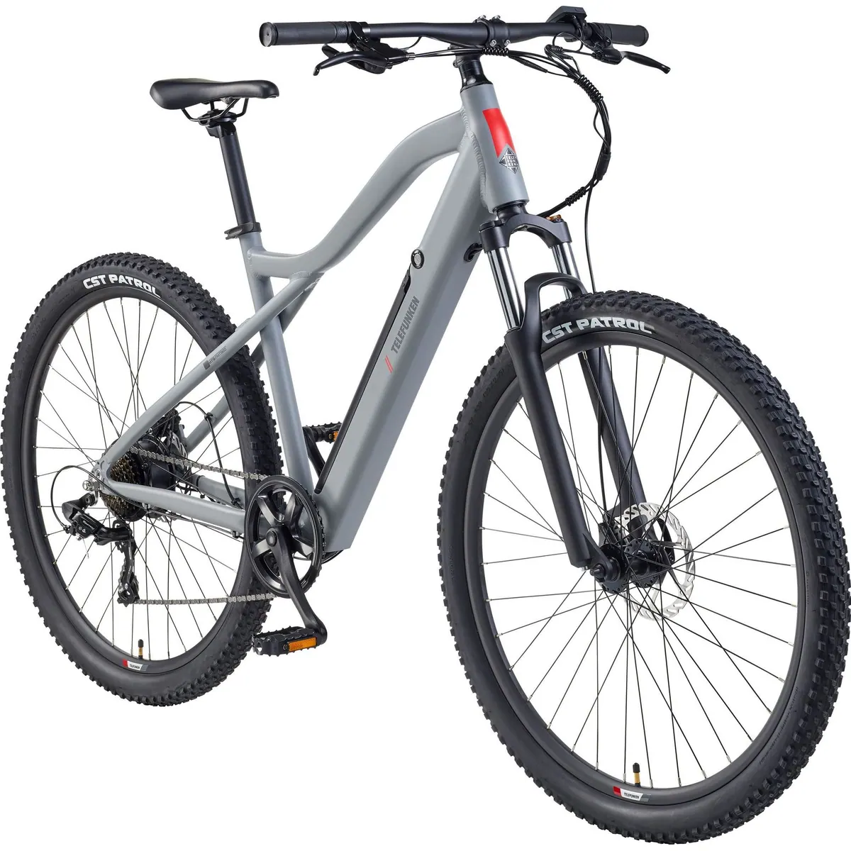 Telefunken MT922 E-Bike Mountainbike, kraftvoller Heckmotor, 29 Zoll, 7-Gang Shimano Kettenschaltung