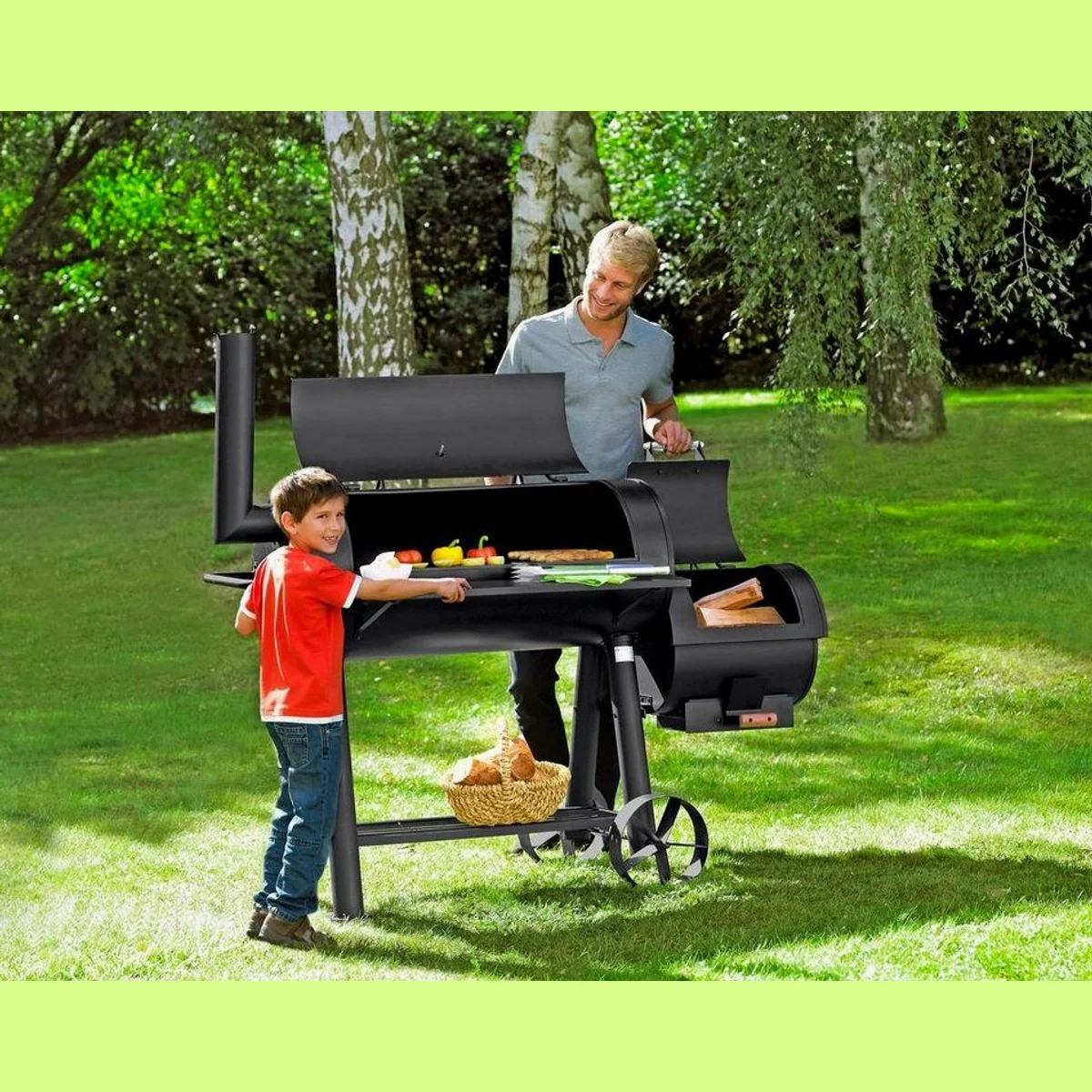 Tepro Smoker Milwaukee, einzigartige Grilltechnik, großzügige Abmessungen 2